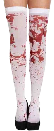 White Bloody Nurse's Socks