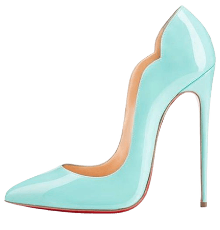 Christian Louboutin Tiffany Blue Hot Chick 130mm Opaline Patent Leather Heel Stiletto Pigalle Pumps Size EU 36.5 (Approx. US 6.5) Regular (M, B) - Tradesy