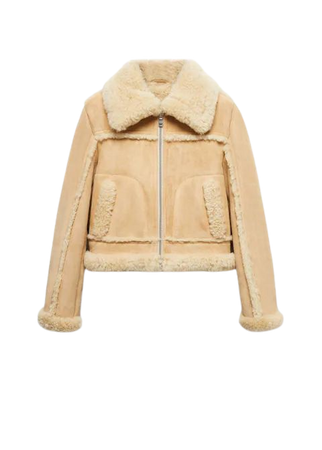 Double-sided leather jacket - Women | Mango USA