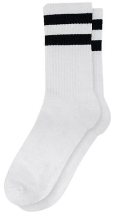 white socks black stripes