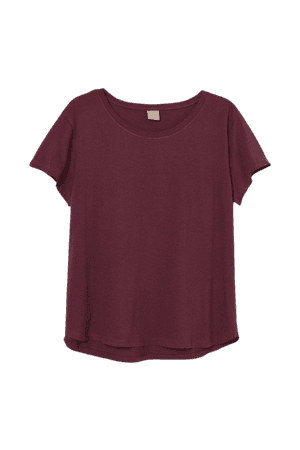 H&M+ Cotton T-shirt - Red