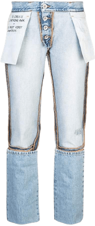 inside out boyfriend jeans