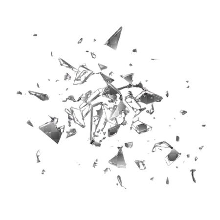 broken glass shattered png