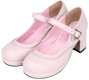 pink pastel Mary Janes shoes Lolita