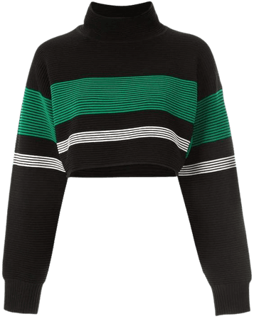 Green and Black Sweater