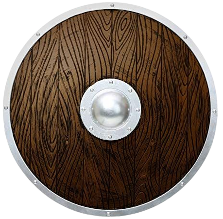 Amazon.com: Wooden Viking Shield Standard Brown: Clothing