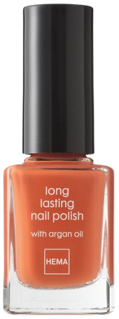 Orange Nail polish