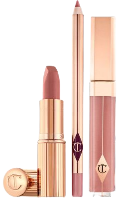The Pillow Talk Lip Kit - Nude-pink Lipstick, Liner & Gloss | Charlotte Tilbury