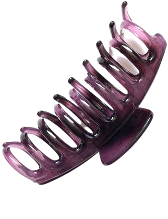 Jumbo Claw Clip - Clear Purple – The Extension Room