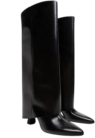 Black high-heeled boots - Women's See all | Stradivarius United States