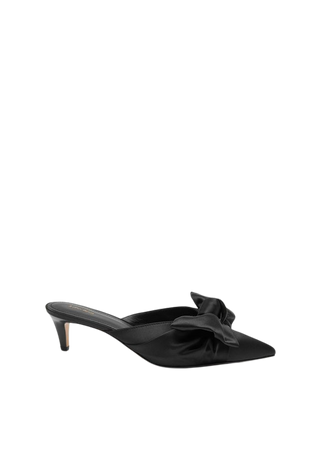 Soft Bow Satin Pumps - Black - & Other Stories WW
