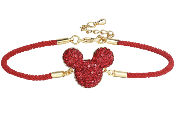 mickey red bracelet