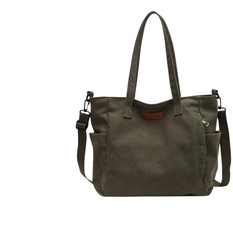 Minimalist Canvas Shopper Bag | SHEIN USA