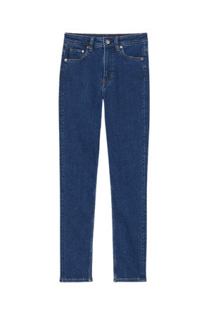 Vintage Skinny High Jeans - Blue