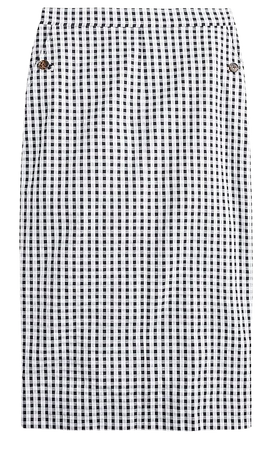 J.Crew: Pencil Skirt In Gingham Seersucker For Women