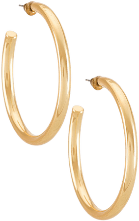Casa Clara Annie Hoop Earring in Gold | REVOLVE
