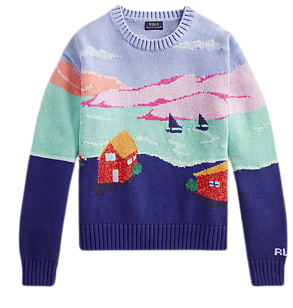 Scenic Graphic Crewneck Sweater