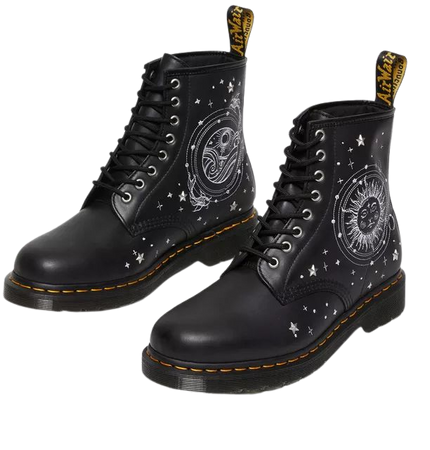 1460 Cosmic Embroidered Leather Lace Up Boots | Dr. Martens