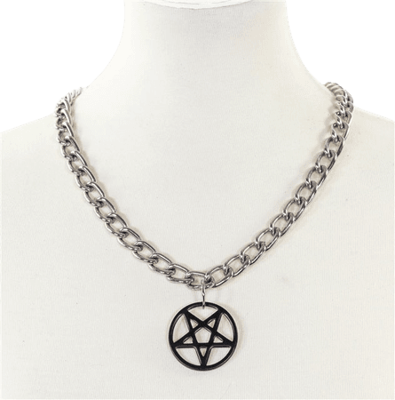 *clipped by @luci-her* PENTAGRAM CHAIN NECKLACE - Sourpuss Clothing