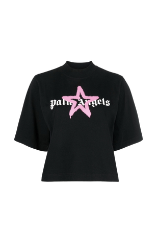 pink star palm angels shirt