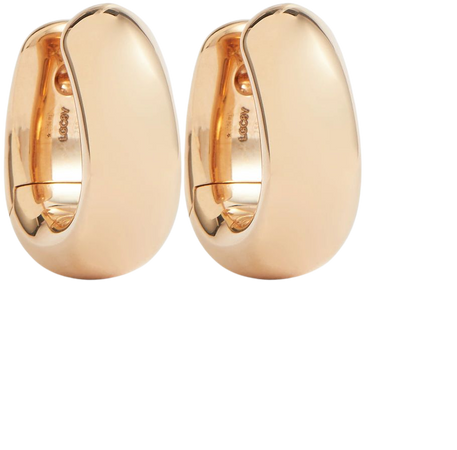 Iconica 18 Kt Gold Hoop Earrings in Gold - Pomellato | Mytheresa