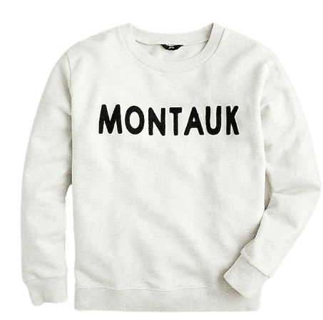 J.Crew: Montauk Crewneck Sweatshirt white
