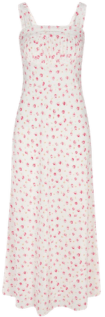 The Dharma Baby Rose | White Floral Maxi Dress | Réalisation