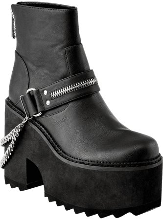 *clipped by @luci-her* Mosh Moto Boots | Killstar