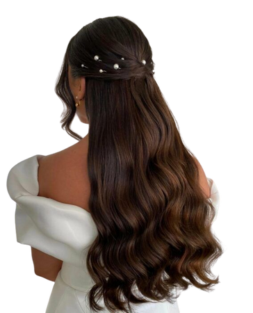 pearl long hair hairstyle