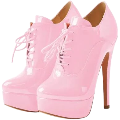 Pink Platform Lace-up Stiletto Ankle Boots - Google Search