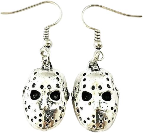 Amazon.com: Horror Movie Mask Earrings - Jasun Vorhes Christmas Jewelry Merchandise Gifts for Women Men | [J100030] Jasun Vorhes: Clothing, Shoes & Jewelry
