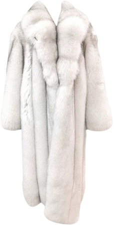 Brand new blue fox fur coat size 16 For Sale at 1stDibs | blue fox fur jacket