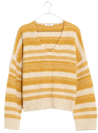 Space-Dyed Staley V-Neck Pullover Sweater