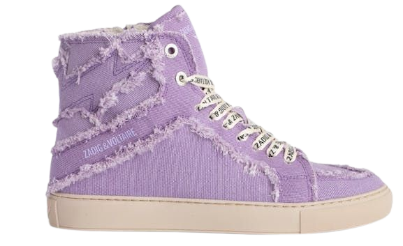 ZV1747 High Flash Canvas Sneakers | Zadig and Voltaire