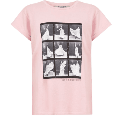 ALLSAINTS US: Womens Livo Anna T-Shirt (vintage_black)