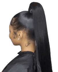 high slicked ponytail - Google Search