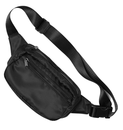 Black belt bag