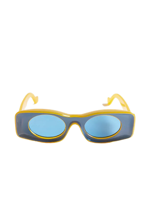 Kira Chunky Rectangle Sunglasses | Urban Outfitters