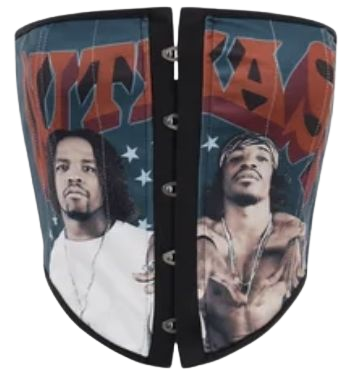 OutKast graphic corset