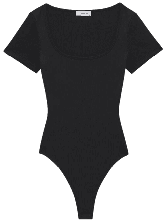 ANINE BING Janelle Bodysuit - Black