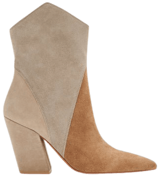 NESTLY BOOTIES IN TAUPE MULTI SUEDE – Dolce Vita