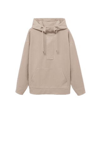 Zipped hoodie - Women | Mango USA