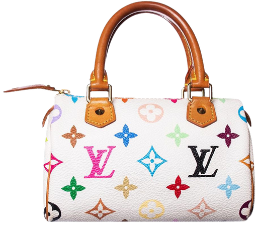 EL CYCÈR sur Instagram : Takashi Murakami x Louis Vuitton multicolor mini speedy bag. Tap to shop this bag and for our current selection of handbags.