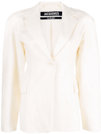 Jacquemus notched-lapel single-breasted Blazer - Farfetch