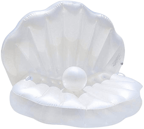 Amazon.com : Jalann Shell Pool Float Swimming Pool Seaside Shape Colossal Sea Shell Inflatable Raft Bed Water Floating Row Cushion for Beach Swimming Pool : Sports & Outdoors