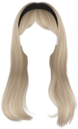 blonde hair headband