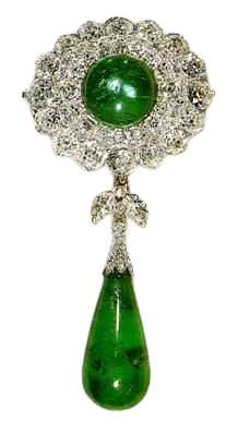 The Round Cambridge Emerald Brooch - Google Search