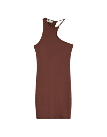 Asymmetric mini dress - Dresses - Woman | Bershka