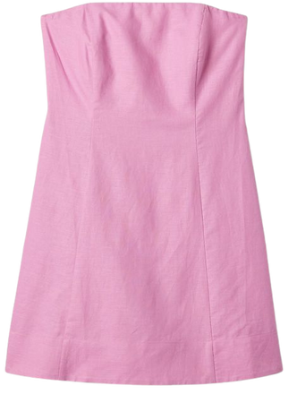 Linen-Cotton Mini Dress | Gap