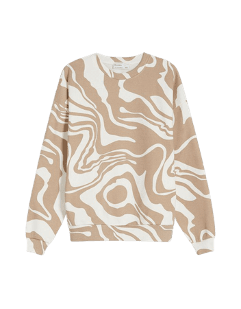 Psychedelic print sweatshirt - Join Life - Woman | Bershka